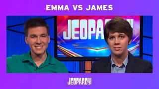 Emma Boettcher Defeats James Holzhauer | JEOPARDY!