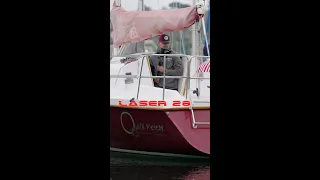 Laser 28 in 60 seconds or less - #shorts​ #retroboat