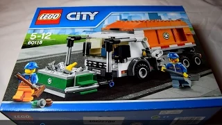 LEGO City Garbage Truck 60118 Review and Build