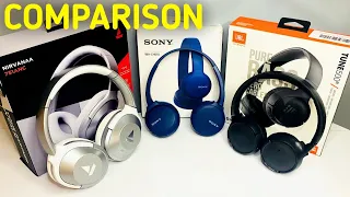 Sony WH-CH 510 VS Boat Nirvana 751 ANC VS JBL Tune 500 BT ⚡ Wireless headphones under 4000