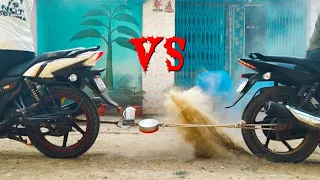 Bajaj Pulsar 150 VS 🤝 Tvs Apache 160 ⏲️ power test // Apache vs pulsar // #vs