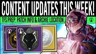 NEW Content Updates TODAY! Loot WARNING, Final Shape Tip, Archie EDZ Locations & Patch (Destiny 2)