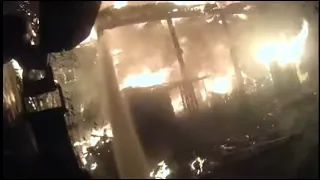 Пожар в частном доме угроза взрыва