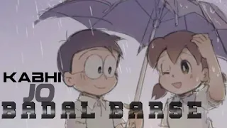 🙏kabhi jo badal barse/new nobita and Shizuka sad song/new doraemon video song #sad #nobbita💖#Shizuka