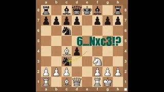 Nakhmanson Gambit with 6...Nxc3!?