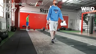 CrossFit Open workout 20.3 Man 40-44 Yaroslav Bandurko