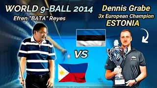 AKALA NILA HINDI KAYA NI EFREN ANG 3X CHAMPION NG ESTONIA | World 9-ball championship 2014