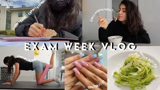 Weekly Vlog | Exam Week, Nails, Grocery Haul, Avocado Pasta recipe + more! |