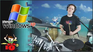 Windows XP Installation Music On Drums!