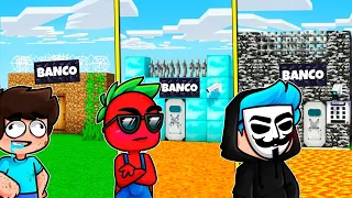 ¡PASAMOS de BANCO NOOB a BANCO PRO! 😂🚫 ¡NADIE ROBA EL BANCO MÁS SEGURO DE MINECRAFT!