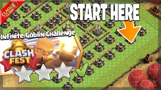 How to QUICKLY 3 Star the Infinite Goblin Challenge! - Clash of Clans