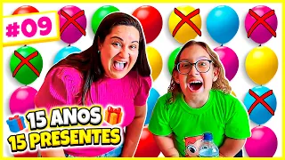 Ela quase perdeu tudo | Balloon Challenge 15 anos 15 presentes - Clau Santana e MC Divertida