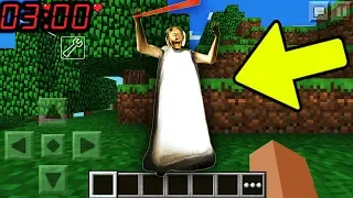 НЕ ИГРАЙ С БАБКОЙ ГРЕННИ В МАЙНКРАФТ В 3 ЧАСА НОЧИ - Granny Horror Online Minecraft