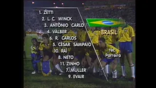 AMISTOSO 1993 - BRASIL 2X2 POLÔNIA (Globo)