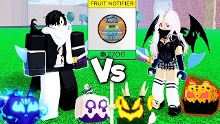 EU VS ELA QUEM TEM MAIS SORTE NO NOTIFICADOR DE FRUTAS