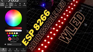 How to Control Addressable LED Strip With ESP 8266 | WLED WI-FI SETUP | NODE MCU