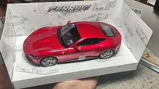 1:24 Ferrari Roma by Burago die cast - eng