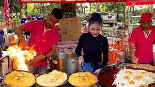 Amazing! Cooking Seafood Omelette 500 Plates a day - Family Chef Skills | Thai Street Food