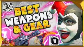 Best Weapons & Gear - Most Powerful Items In Suicide Squad Kill The Justice League