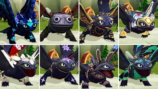 ALL TOOTHLESS COSTUMES - Dragons: Rise of Berk