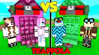 CASA TRAPPOLA DI LYON E ALEX CONTRO ANNA E FAIRY SU MINECRAFT!!