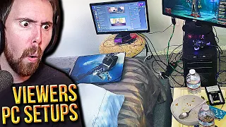 A BED Setup!? Asmongold Roasts His Viewers PC SETUPS | Episode 3