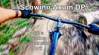 Upgraded Schwinn Axum DP Trail Review with Bucklos Air Suspension Fork