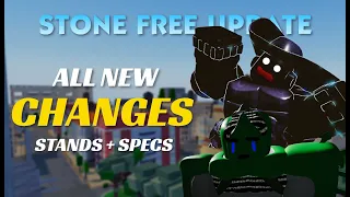 [YBA] Every New Balance Change In The Stone Free Update