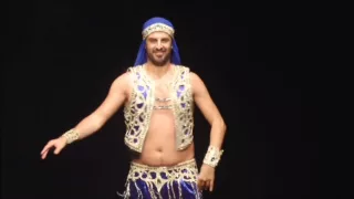 Jamil Male Belly Dancer - Drum Solo @ Aether