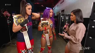 Sasha,bayley and Charlie segment