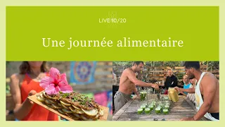 Une journée alimentaire | Live 10/20 | Raw Adventure by Mimi & Jacky