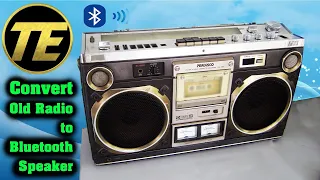 Convert an old Radio cassette to a Bluetooth speaker