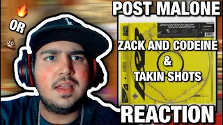 POSTY AND BEERBONGS! | POST MALONE - ZACK AND CODEINE & TAKIN SHOTS REACTION