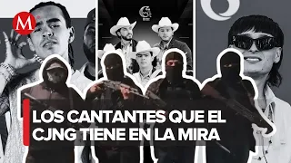 Las amenazas del CJNG a grupos musicales en Tijuana