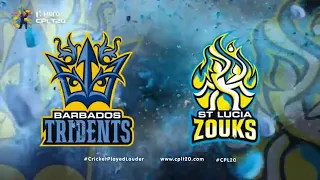 Cpl 2020 match 19 Highlights | St lucia zouks vs barbados tridents | BT vs SLZ