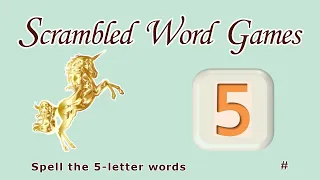 Scrambled Word Games  | Can you spell the scrambled words in 10 seconds?  | Jumbled Word Games