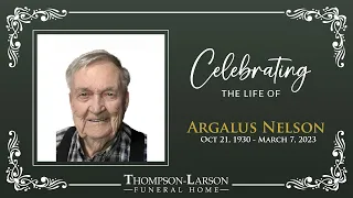 Argalus "Argy" Nelson Funeral Service