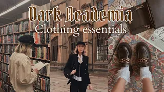 dark academia clothing essentials 🕰🕯📚