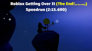 Roblox Getting Over It [The End] Speedrun (2:15.690)