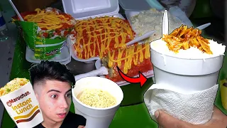 Elotes con Sopa Maruchan?!! 🤯 La gente hace horas de fila por estos elotes | Elotes El More