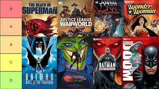 (almost) Every DC Animated Movie Ranked (1993-2023) - Tier List