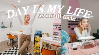 a day in my life as a *nail tech*