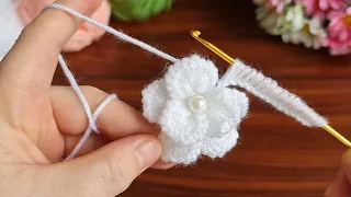 😍WOOW!!!😍Super easy crochet perfect flower knitting motif pattern🌸Kolay tığişi mükemmel çiçek motif🌸