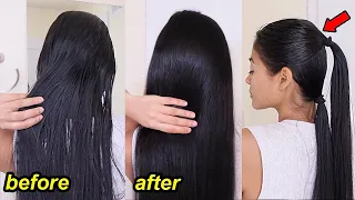 How to FAKE PERFECT CLEAN HAIR in less than 5 MINUTES! 😳 100% works! #hairwashingtrick