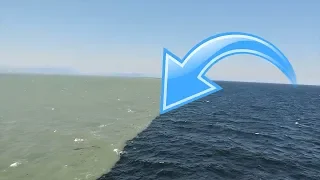 Warum vermischen sich die Meere nicht? Grenze zwischen ATLANTIK und PAZIFIK