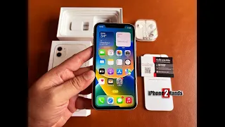 รีวิวสินค้า iPhone 11 สี Silver 256gb ศูนย์ iStudio  ราคาถูกมาก ครบกล่อง