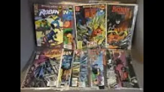 39 DC COMIC BOOKS BATMAN, CATWOMAN, ROBIN Comic Haul Unboxing & Seller Shipping Review