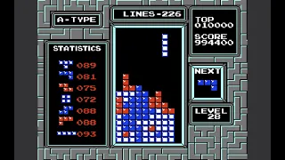 NES Tetris Max Out (999,999)