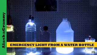 Emergency Light From A Water Bottle- DIY Survival Gear