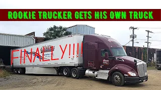 Rookie trucker gets his own truck PART 1 - Millis Transfer